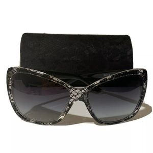 Dolce & Gabbana DG4111-M Black Lace Sunglasses